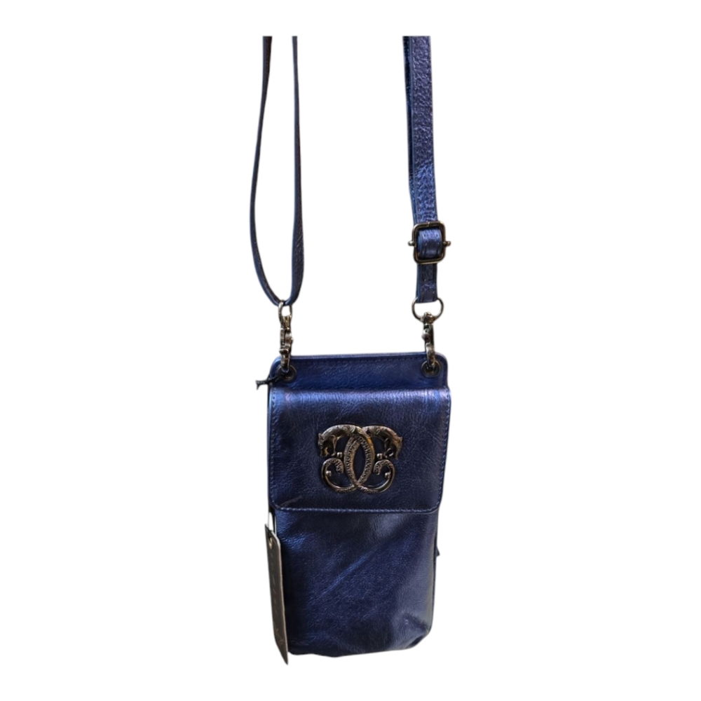 Sharif Legacy Pearlized Leather Crossbody Bag